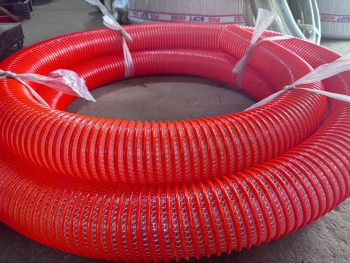Ống gân nhựa PVC màu cam D100