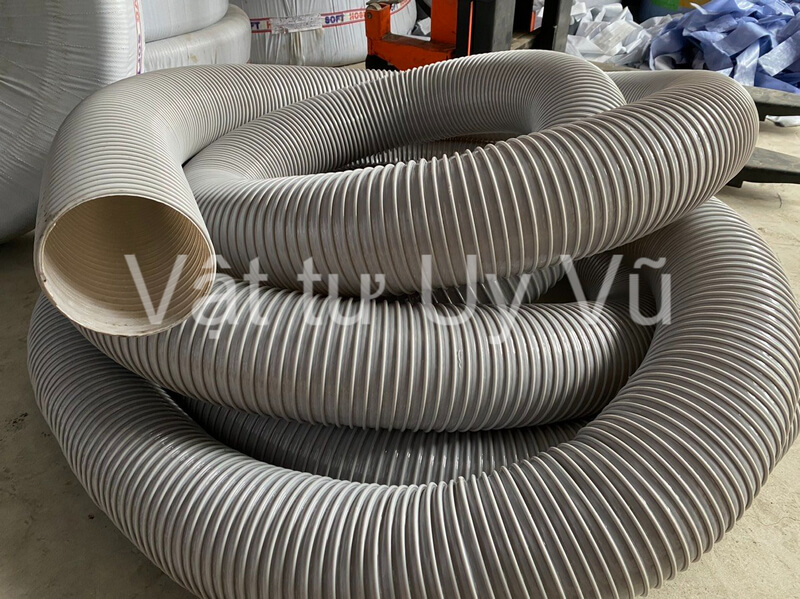 Ứng dụng của ống hút bụi gân nhựa xám