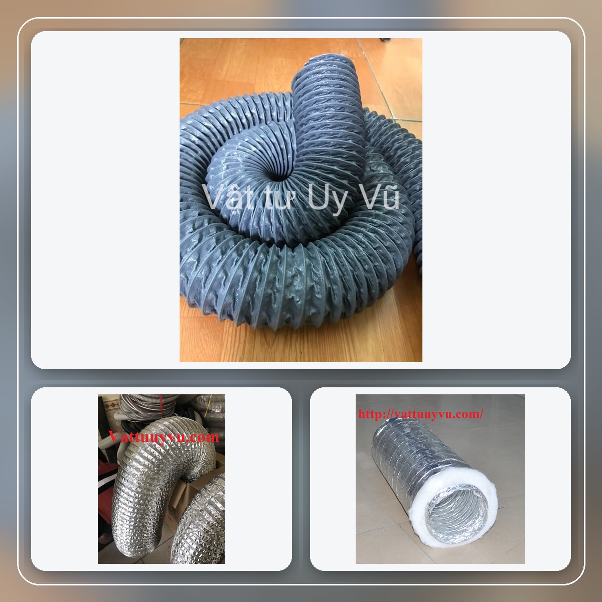 Ống gió tại Vật Tư Uy Vũ