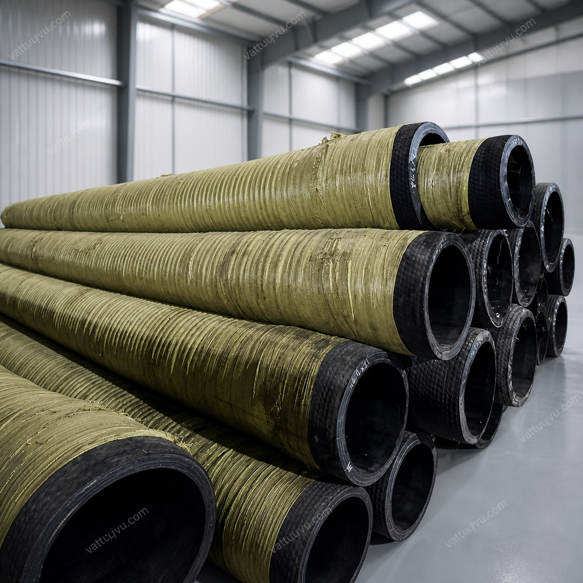 Ống cao su hút cát phi 100 tại Vật Tư Uy Vũ