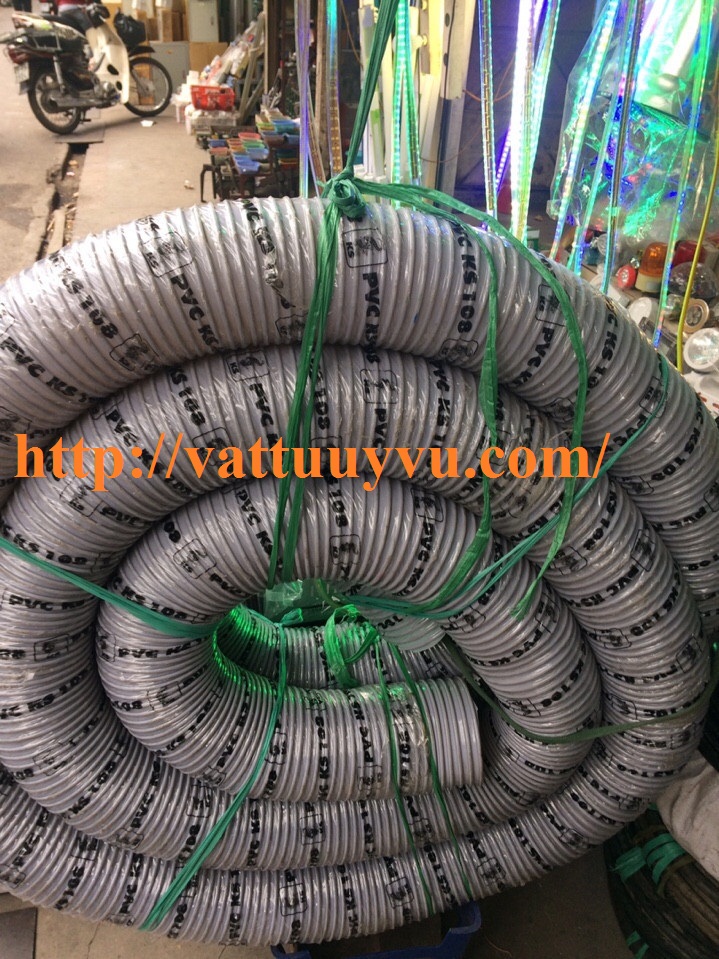 Ống hút bụi gân nhựa phi 25mm giao hàng toàn quốc