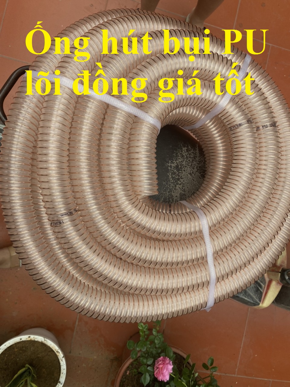 ống hút bụi pu lõi đồng đường kính 200mm